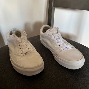 White Vans - Size 8